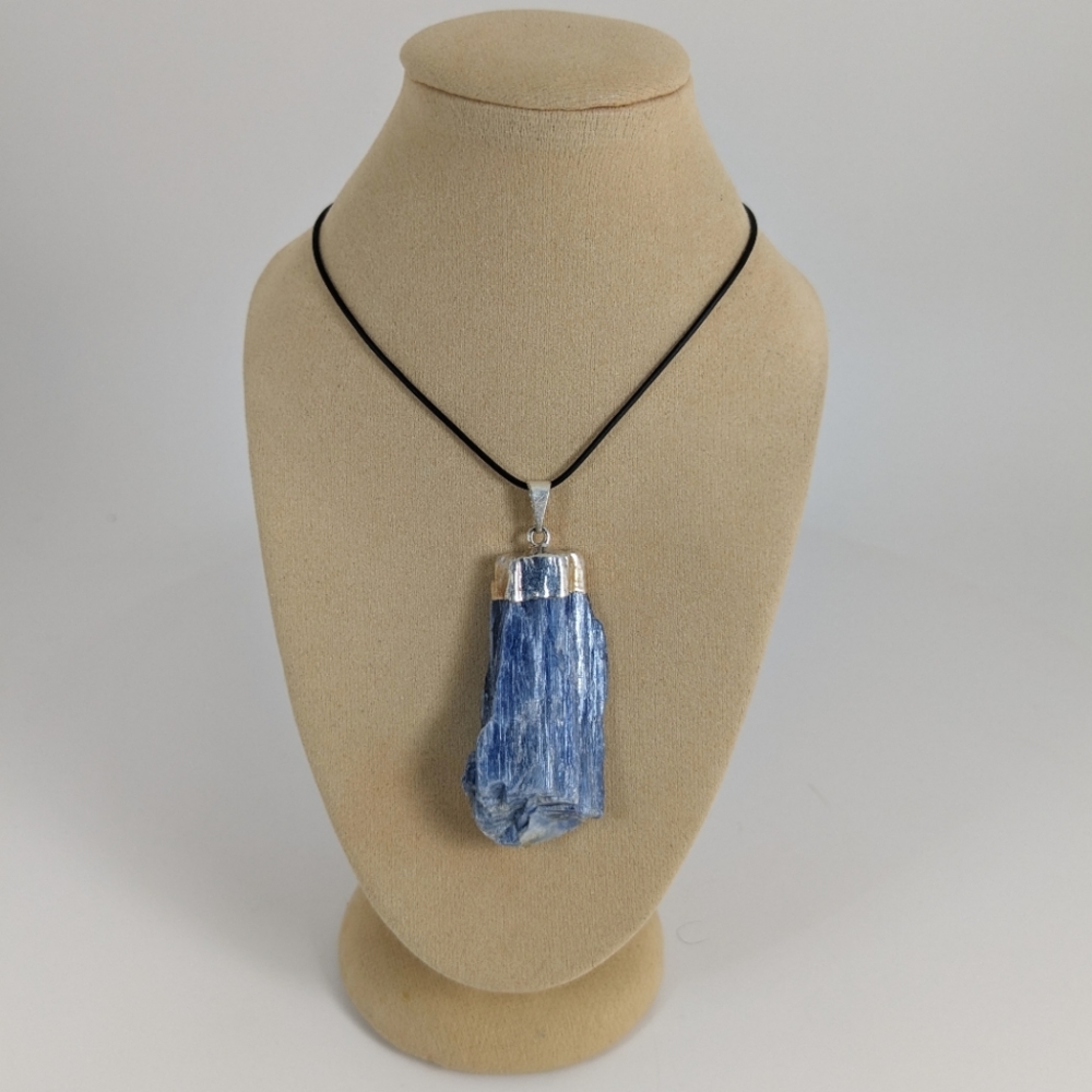 Kyanite necklace, gemstone jewelry, gift idea, truth stone, throat chakra